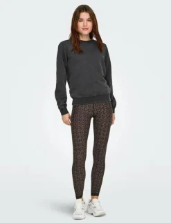 Kvinnor Only Play Sweatshirts|Sweatshirts|ONPJUNA LIFE ON LS BRUSH LOOSE SWT - Sweatshirts