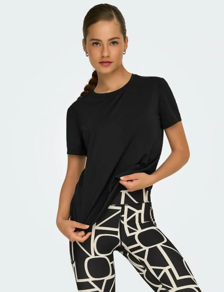Kvinnor Only Play Toppar & T-Shirts|ONPLAZE ON SS LOOSE TEE - T-Shirts