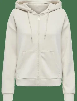 Only Play ONPLOUNGE LIFE HOOD FZ LS SWT NOOS - Huvtröjor|Kvinnor Sweatshirts