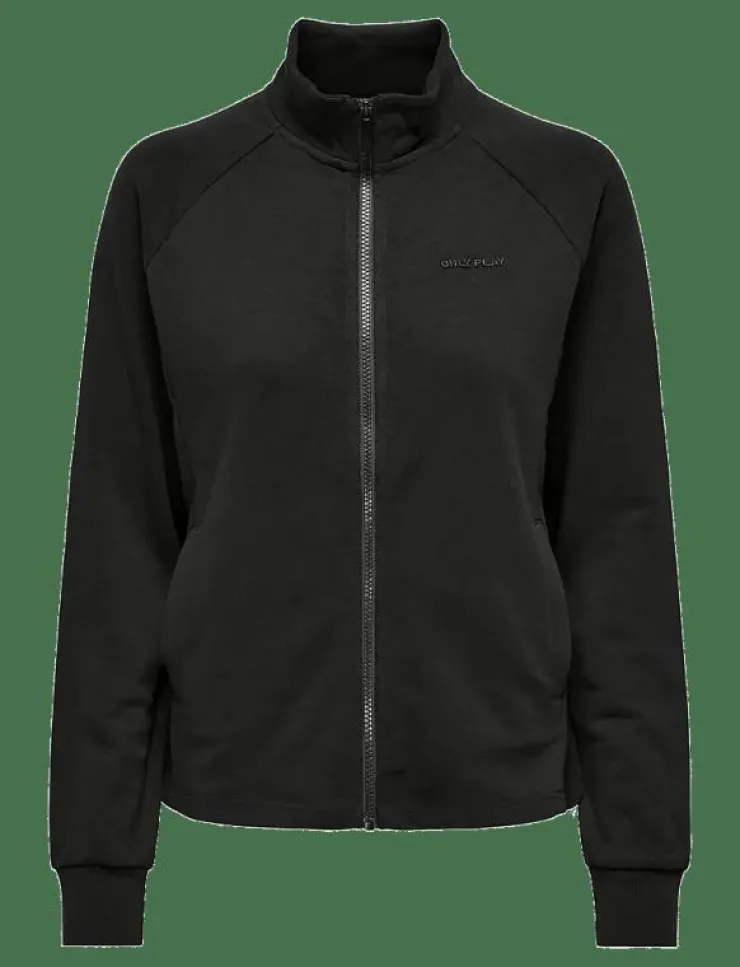 Kvinnor Only Play Sweatshirts|ONPMELINA LIFE HN FZ LS SWT NOOS - Sweatshirts