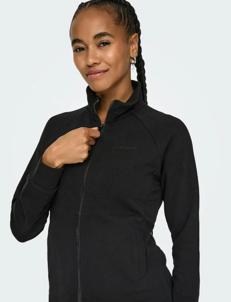 Kvinnor Only Play Sweatshirts|ONPMELINA LIFE HN FZ LS SWT NOOS - Sweatshirts
