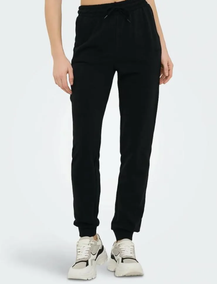 Only Play ONPMELINA LIFE MW SLIM SWT CUFF PNT NOOS - Sweatpants|Kvinnor Mjukisbyxor
