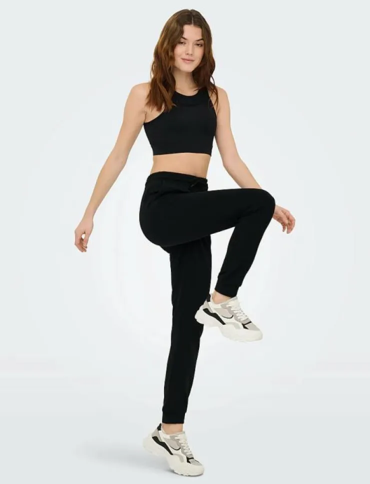 Only Play ONPMELINA LIFE MW SLIM SWT CUFF PNT NOOS - Sweatpants|Kvinnor Mjukisbyxor
