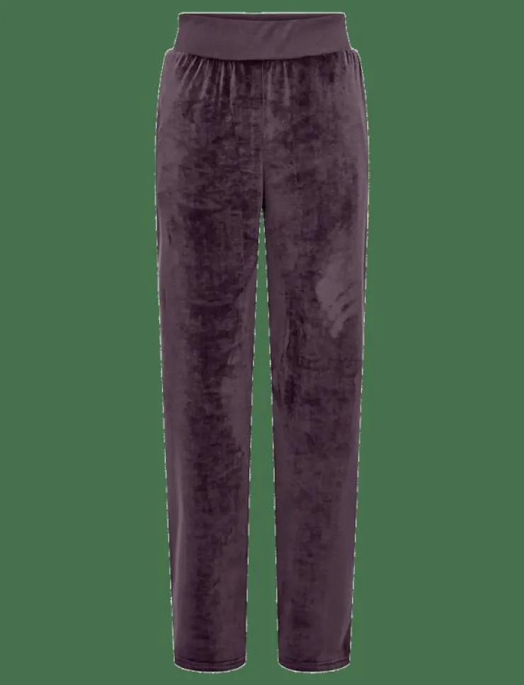 Only Play ONPMIA HW WIDE VELVET SWT PNT - Sweatpants|Kvinnor Mjukisbyxor