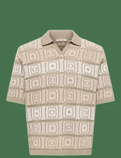 ONLY & SONS Pikéer|ONSBART LIFE RLX 5 SS RESORT KNIT - Kortärmade pikéer