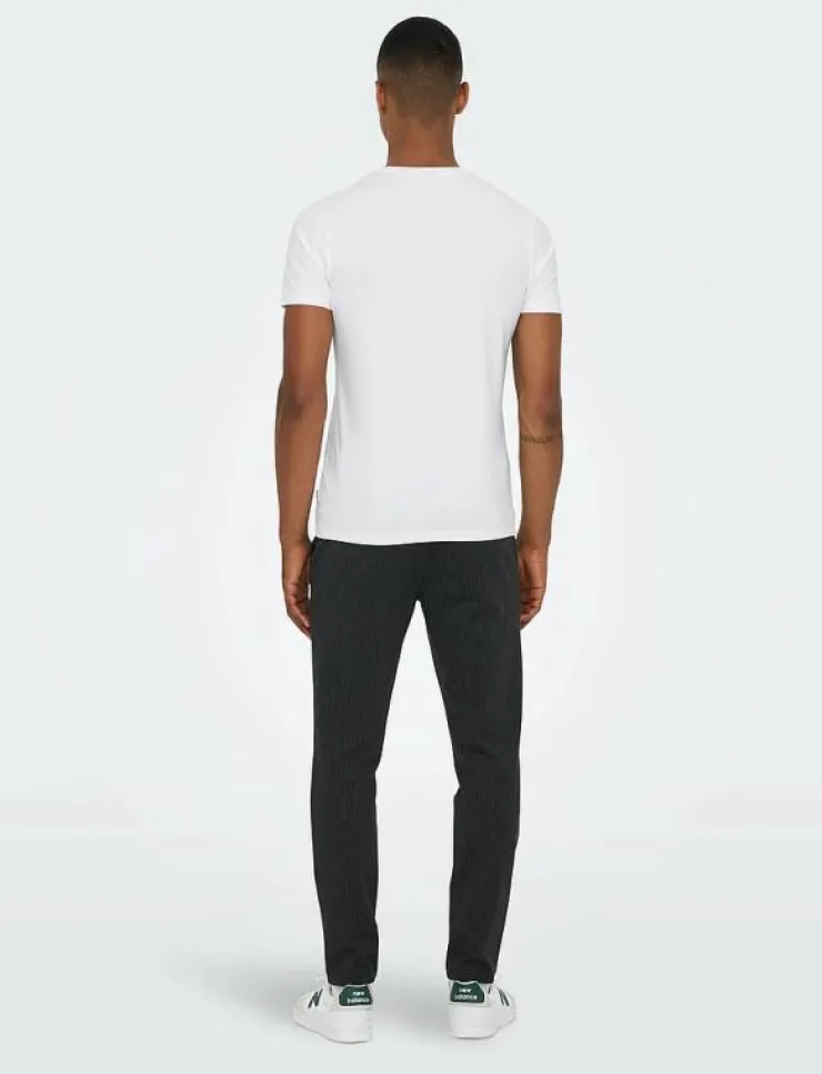 ONLY & SONS ONSBASIC SLIM O-NECK 2-PACK NOOS - Kortärmad t-shirt| T-Shirts
