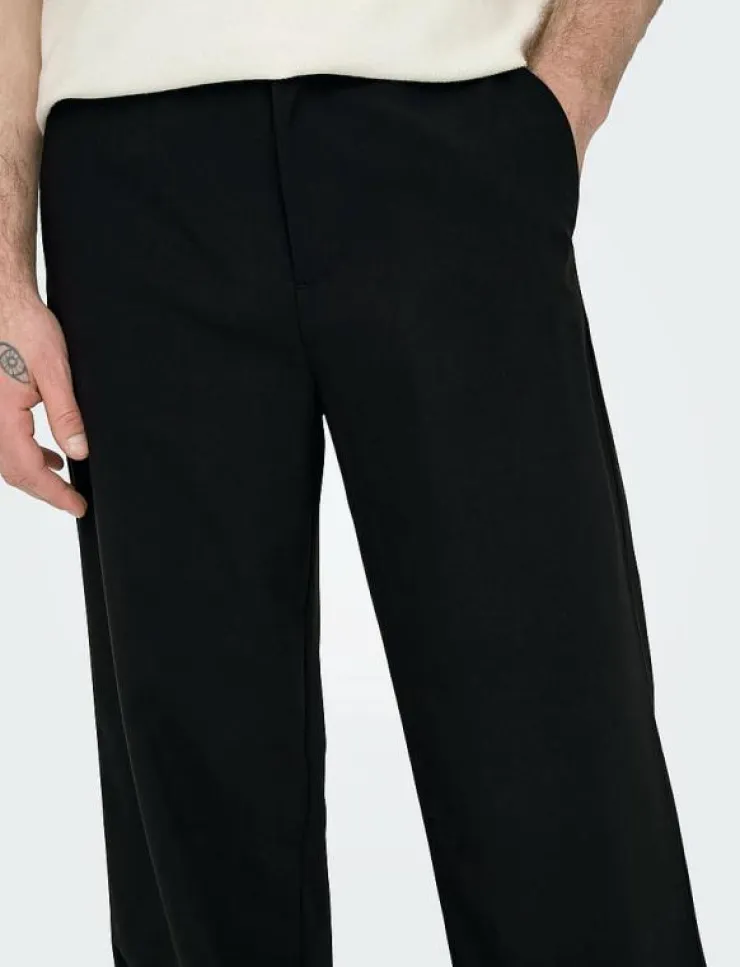 ONLY & SONS ONSBOB-LE LOOSE 0071. PANT - Kostymbyxor| Kläder|Byxor