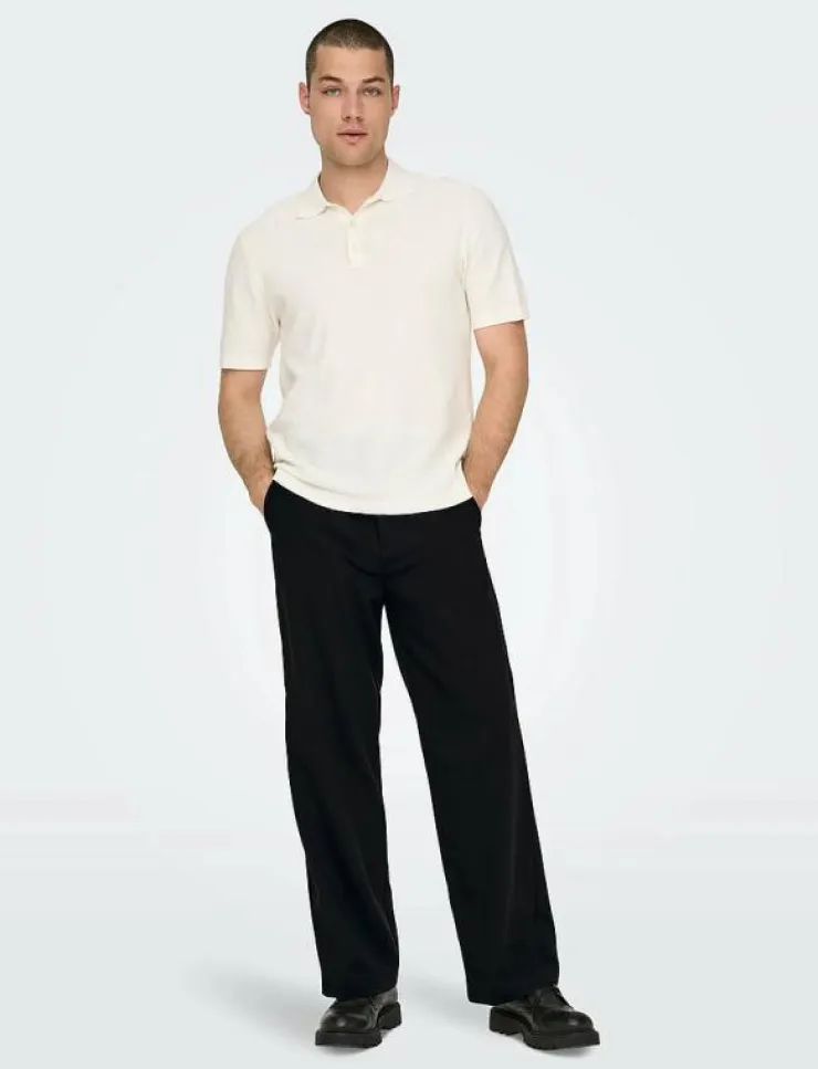 ONLY & SONS ONSBOB-LE LOOSE 0071. PANT - Kostymbyxor| Kläder|Byxor