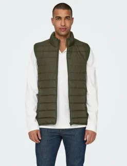 ONLY & SONS Jackor & Rockar|ONSBRODY QUILT VEST OTW VD - Västar