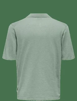 ONLY & SONS Pikéer|ONSGEORGE REG 12 LINEN SS POLO KNIT - Kortärmade pikéer
