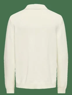 ONLY & SONS Stickat|ONSHOPE RLX LS POLO KNIT LIFE - Stickade pikéer