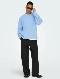 ONLY & SONS Byxor|ONSJEREMY LOOSE PLEAT 0334 PANT - Casual byxor