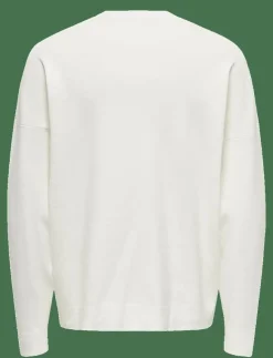 ONLY & SONS Kläder|Stickat|ONSLAMAI OVZ 12 LS POCKET CREW KNIT - Rundhalsad