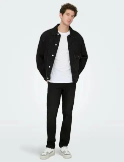ONLY & SONS ONSLOOM SLIM JOG 7451 PIM DNM NOOS - Slim jeans| Kläder