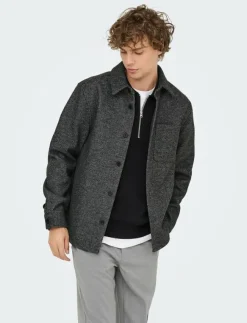 ONLY & SONS Overshirts|ONSMICAH TWILL OVERSHIRT FRML - Jackor & rockar