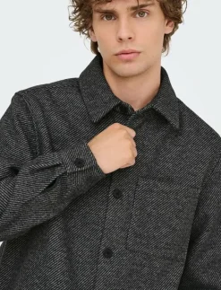 ONLY & SONS Overshirts|ONSMICAH TWILL OVERSHIRT FRML - Jackor & rockar
