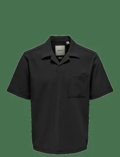 ONLY & SONS Pikéer|ONSPLI PLISSE SHIRT - Kortärmade pikéer