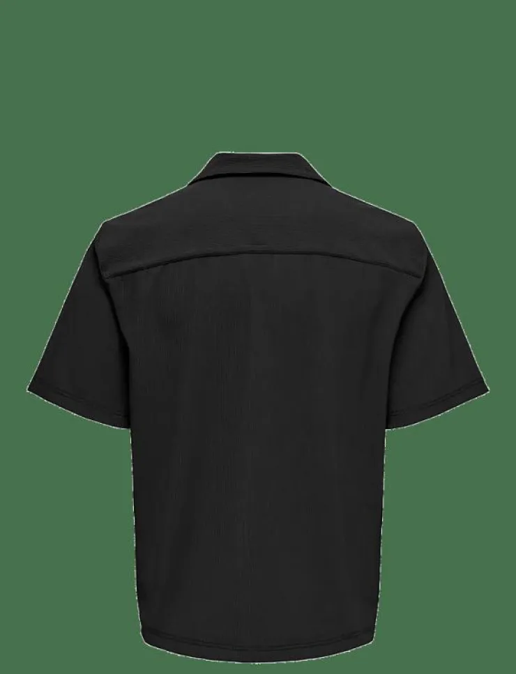 ONLY & SONS Pikéer|ONSPLI PLISSE SHIRT - Kortärmade pikéer