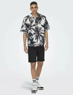 ONLY & SONS ONSPLY BLK JOG 8581 PIM DNM SHORTS NOOS - Jeansshorts| Shorts
