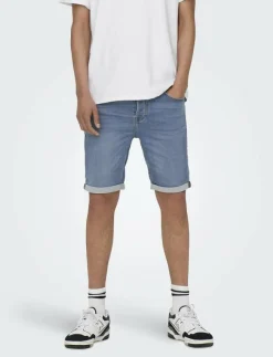 ONLY & SONS Shorts|ONSPLY JOG MB 8584 PIM DNM SHORTS NOOS - Jeansshorts