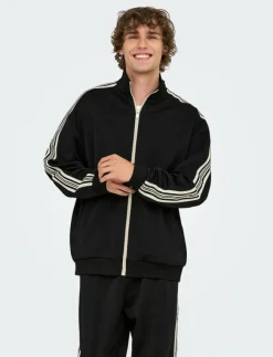 ONLY & SONS Sweatshirts & Huvtröjor|ONSRIBER RLX LS ZIP STRIPE TRACK SWEAT - Sweatshirts