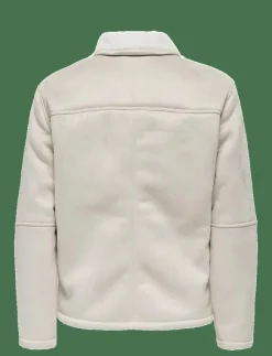 ONLY & SONS ONSROYCE SHEARLING JACKET OTW - Tunna jackor| Jackor & Rockar