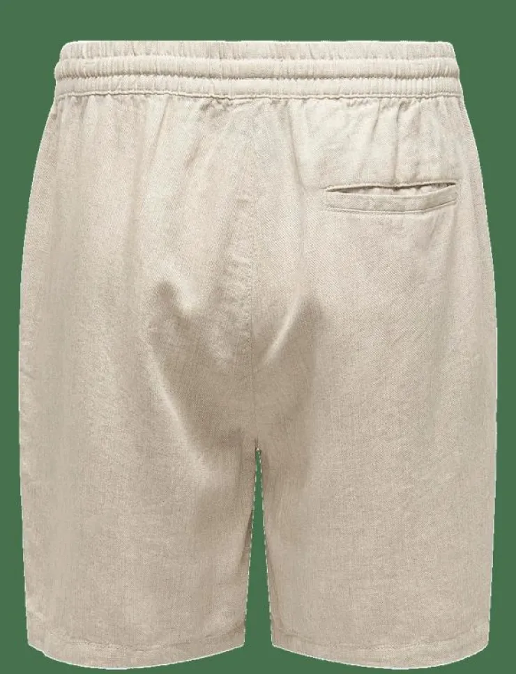 ONLY & SONS Shorts|ONSTEL VISC LIN SHORTS 0075 CS - Linneshorts