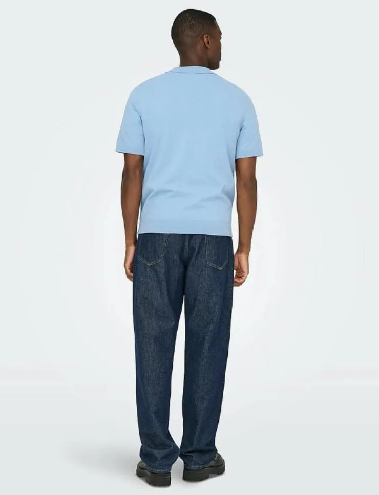 ONLY & SONS Pikéer|ONSTHY LIFE REG SS RESORT KNIT - Kortärmade pikéer