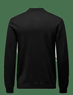 ONLY & SONS ONSWYLER LIFE REG 14 HALF ZIP POLO KNIT - Stickade pikéer| Stickat