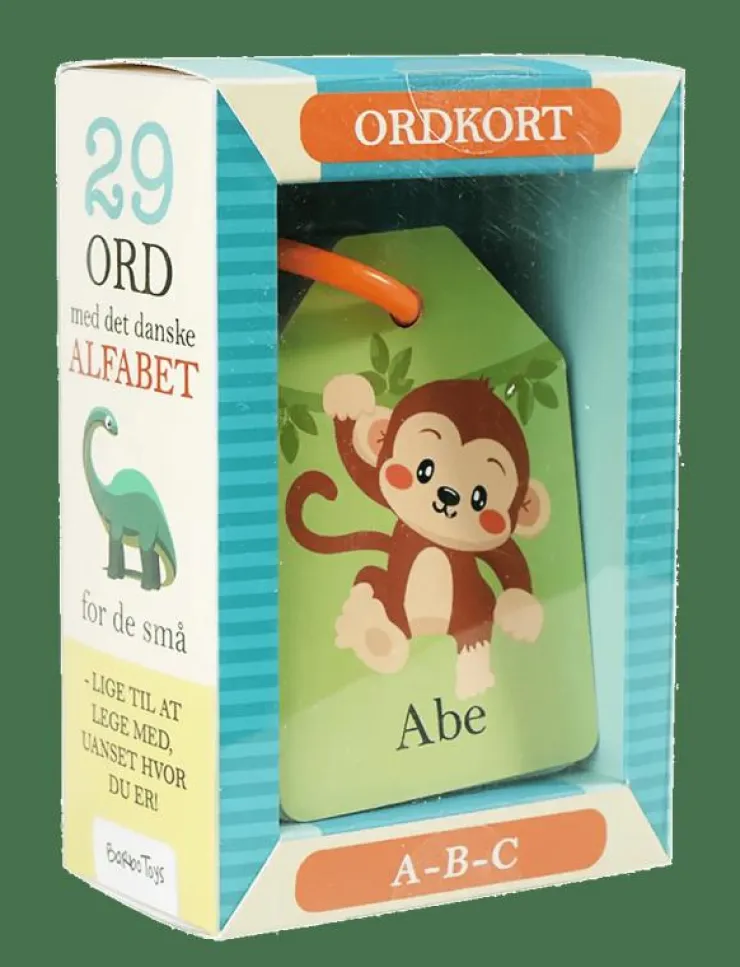 Barn Barbo Toys Barnböcker|Ordkort - Alfabetet - ABC (DK) - Pedagogisk barnbok