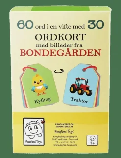 Barn Barbo Toys Barnböcker|Ordkort - På Bondegården (DK) - Pedagogisk barnbok