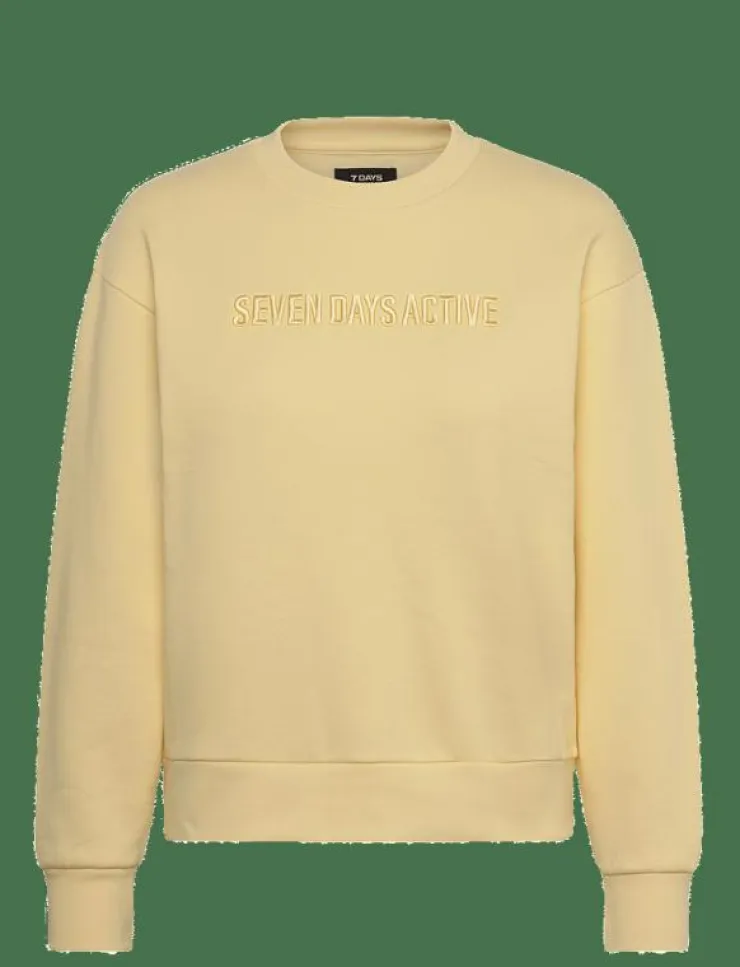 7 DAYS Active Organic Fitted Crewneck - Sweatshirts|Kvinnor Sweatshirts|Sweatshirts
