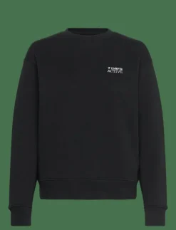 Kvinnor 7 DAYS Active Sweatshirts|Organic Fitted Crewneck - Sweatshirts
