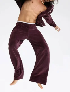 7 DAYS Active Organic Velvet Pants - Sweatpants|Kvinnor Byxor|Joggingbyxor