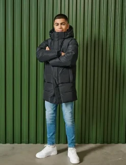 ONLY & SONS OSJCARL LIFE LONG QUILTED COAT OTW - Dunjackor & fodrade jackor|Barn Jackor