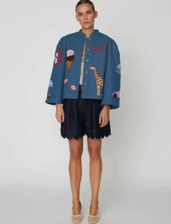 Stella Nova Out Of Office Embroidered Jacket - Tunna jackor|Kvinnor Jackor & Kappor
