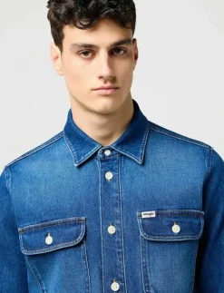 Wrangler Skjortor|OVERSHIRT - Jeansskjortor