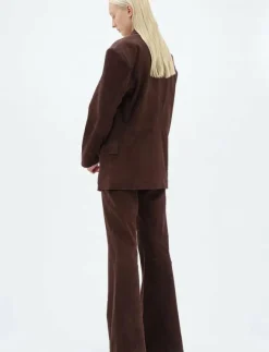 REMAIN Birger Christensen OVERSIZED SUEDE BLAZER - Skinnjackor|Kvinnor Kavajer
