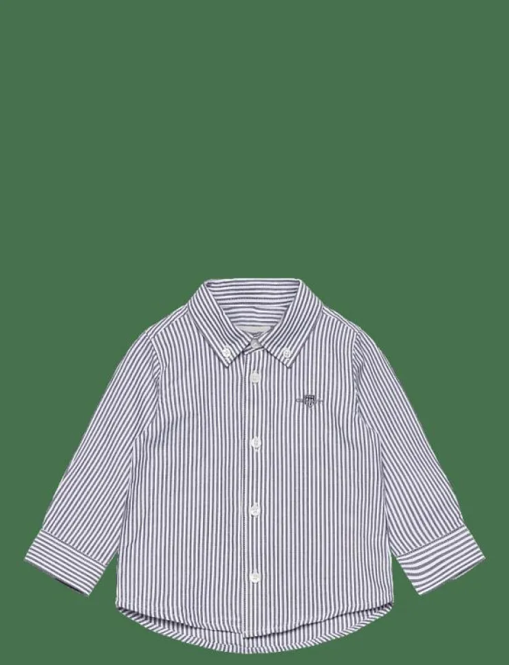 Barn GANT Överdelar|OXFORD STRIPE SHIRT - Långärmad skjorta