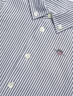 Barn GANT Överdelar|OXFORD STRIPE SHIRT - Långärmad skjorta