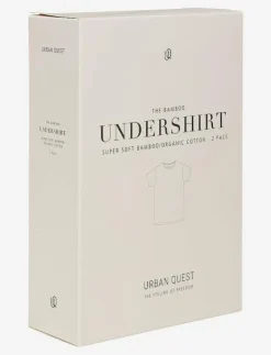 URBAN QUEST 2-Pack Men Bamboo S/S Undershirt - Pyjamasöverdelar| Pyjamas