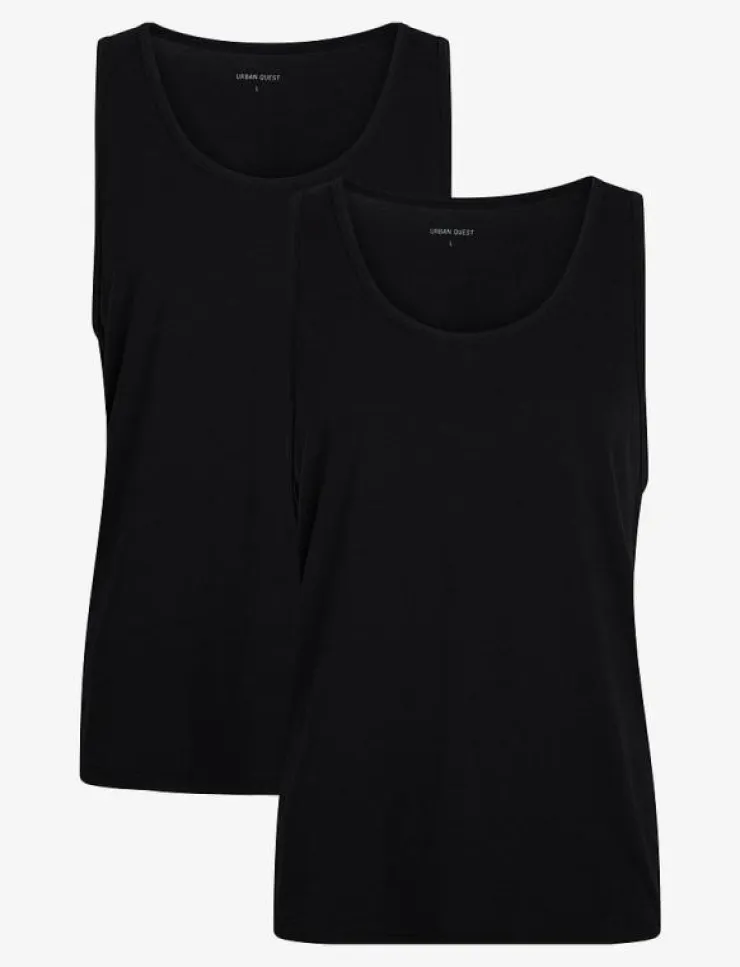 URBAN QUEST 2-Pack Men Bamboo Tank Top - Pyjamasöverdelar| Pyjamas