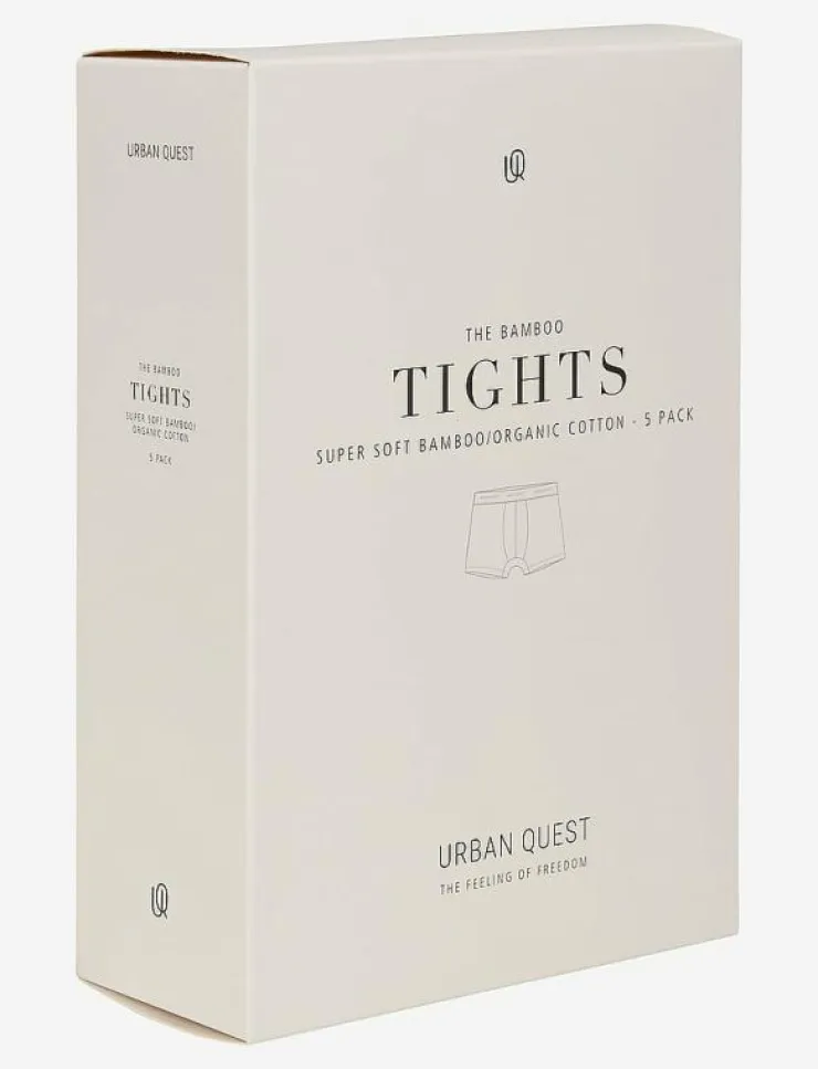 URBAN QUEST Underkläder|Kalsonger|5-Pack Men Bamboo Tights - Boxershorts