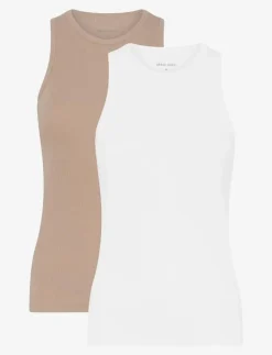 URBAN QUEST 2-Pack Women Bamboo Tank Top Rib - T-shirts|Kvinnor T-Shirts & Toppar