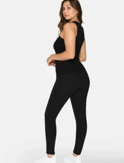 Kvinnor URBAN QUEST Kläder|T-Shirts & Toppar|2-Pack Women Bamboo Tank Top - Linnen
