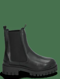 Kvinnor Pavement Varmfodrade Stövlar|Boots|PAMalou wool - Platta ankelboots