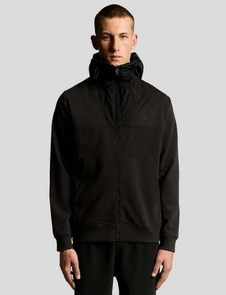 Lyle & Scott Panelled Hybrid Jacket - Hybridjackor| Jackor & Rockar