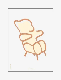 Brainchild Posters & Ramar|Papa Bear White - Illustrationer