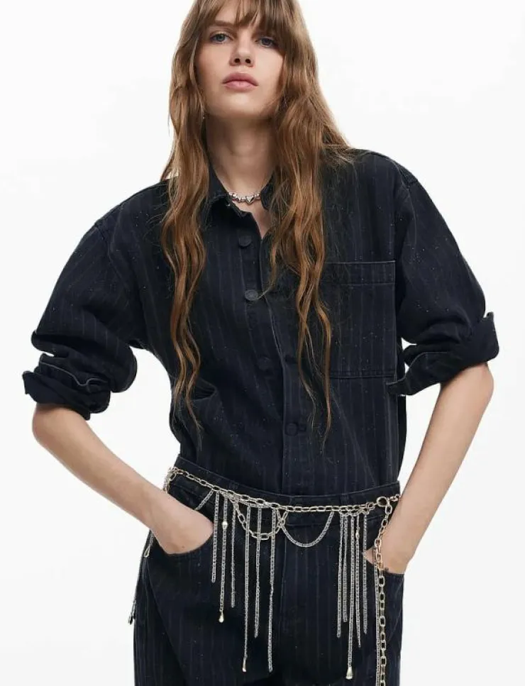 Kvinnor Desigual Overshirts|PARIS - Jeansskjortor