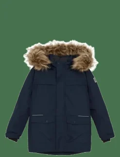 Color Kids Parka W. Fake Fur - Vinterjacka|Barn Vinterkläder